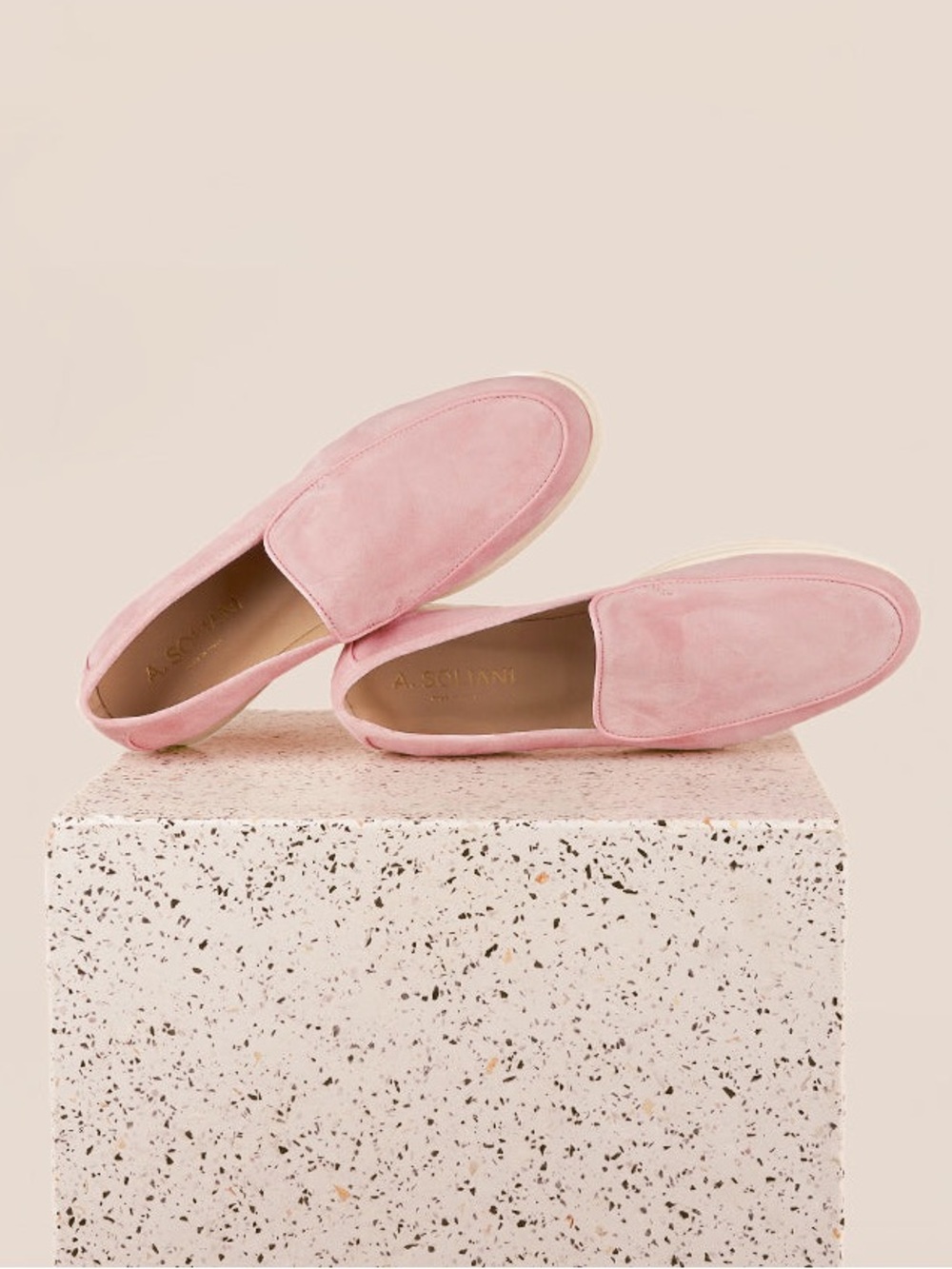 Suede Pink Women's Loafers
